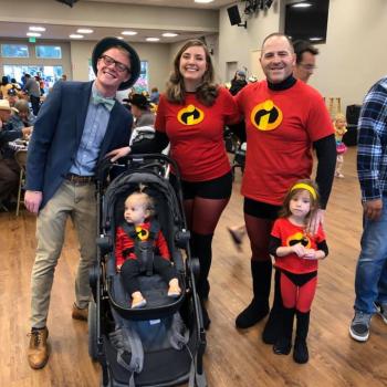 Parents and Kids enjoying Harvest Festival