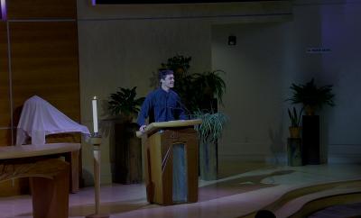 Pastor Garrett Preaching