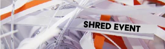 background of strips of shredded documents